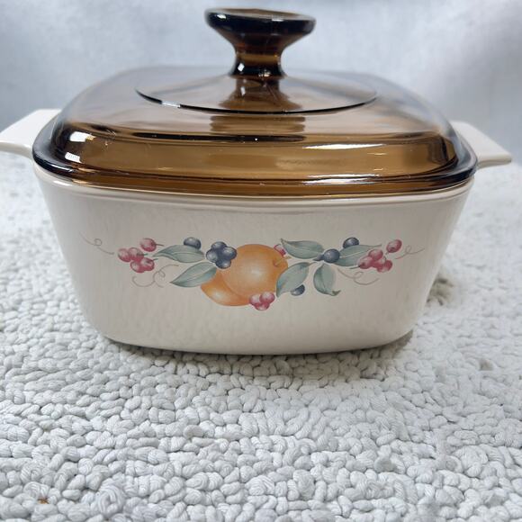 Corning Ware Abundance A-1 1/2- B 1.5 Liter Dish ~6"W x ~3.5" H Casserole Dish - Picture 6 of 16